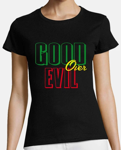 Playera Good over evil