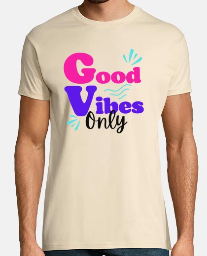 T-shirt good vibes only, men&#39;s classic t-shirt
