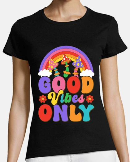 T-shirt Good Vibes Only Positive Energy Inspirational