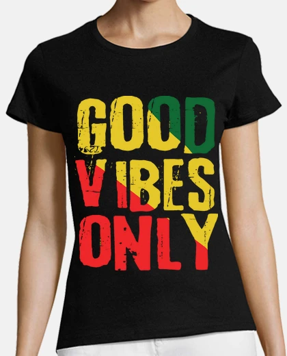 Playera good vibes only rasta reggae
