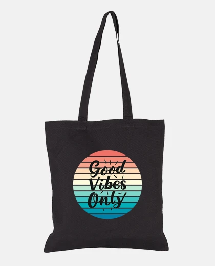 Bag good vibes only sunset
