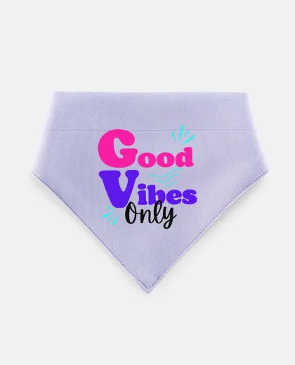 Mascotas good vibrations seulement, bandana pour animaux de compagnie