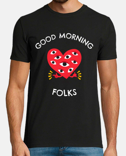 Good Morning Folks   Heart Design
