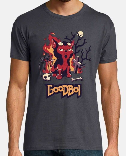 Camiseta Goodboi Hellboy Perro Demonio Camiseta