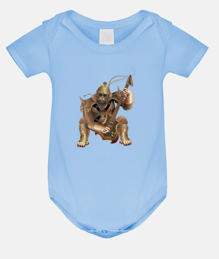 Ropa Gorila con armadura y guitarra electric