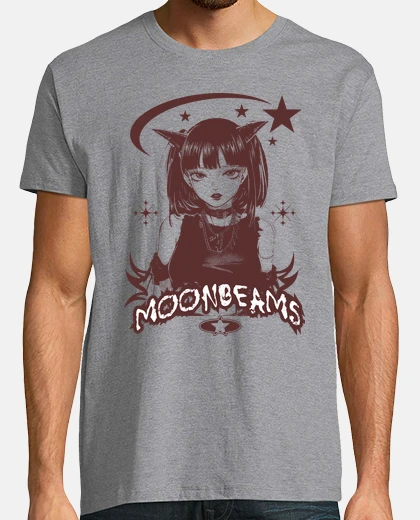 Playera gothic anime moon