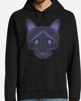 Gothic cat hoodie hotsell