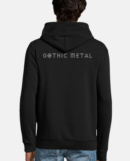 gothic metal sweatshirt, black