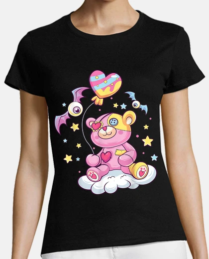 Playera góticas pasteles osito de peluche espel