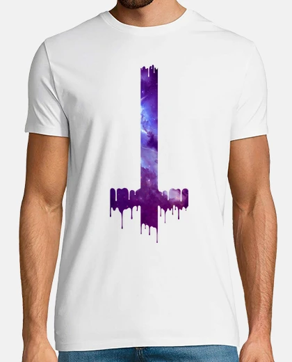 Camiseta Gotico Cruz Hipster Boho Galaxia