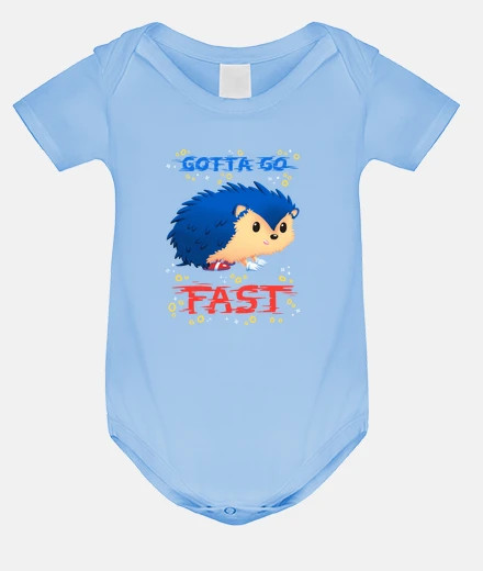 Ropa Gotta Go Fast Sonic el Erizo Body Bebé