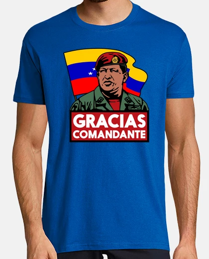 Camiseta Gracias Comandante. Hugo Chávez