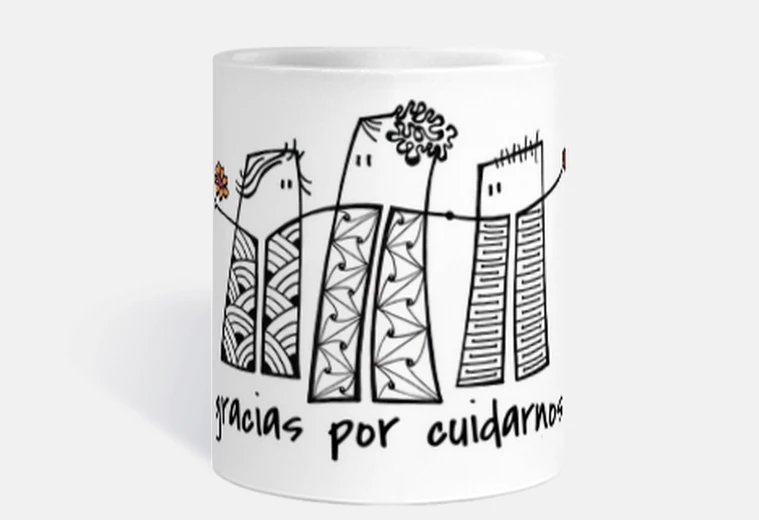Taza Gracias por cuidarnos
