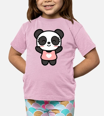 Camiseta ninos graciosa panda g b nt laTostadora