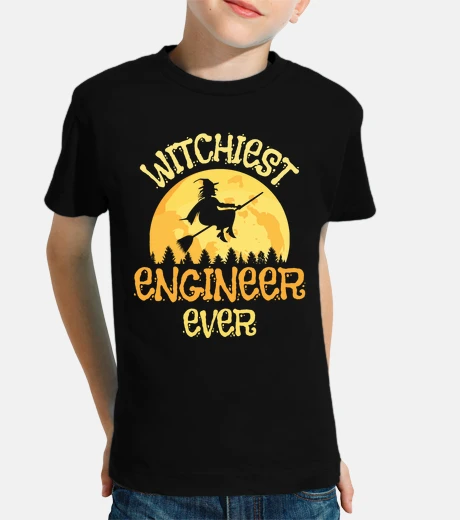 Ropa gracioso ingeniero bruja halloween humo