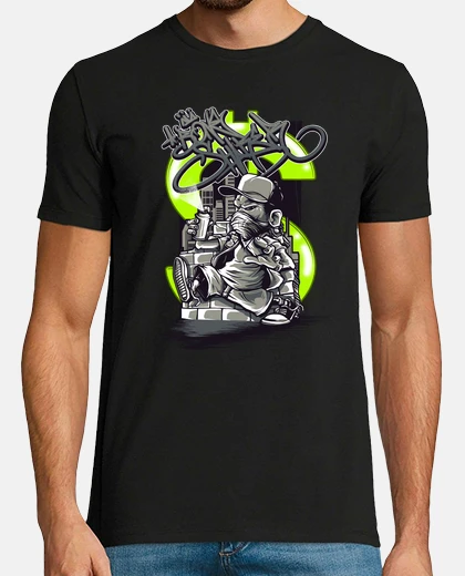 Tee-shirt graff graffeur vandale streetart
