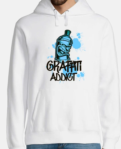 Hoodie graffiti addict