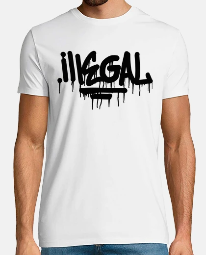 T-shirt graffiti illegali