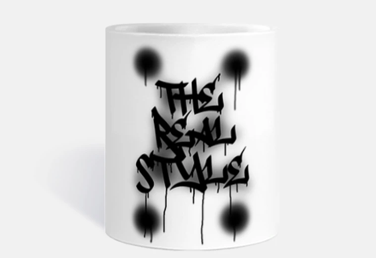 Tazza graffiti in vero stile