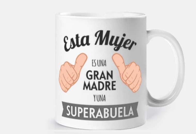 Taza Gran Madre y SuperAbuela (Fondo Claro)