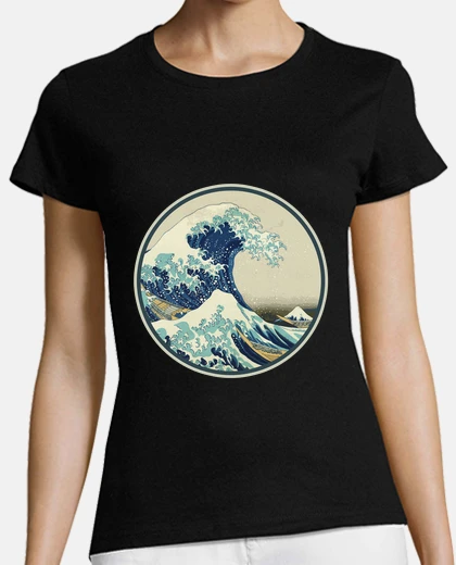 Playera Gran Ola de kanagawa w