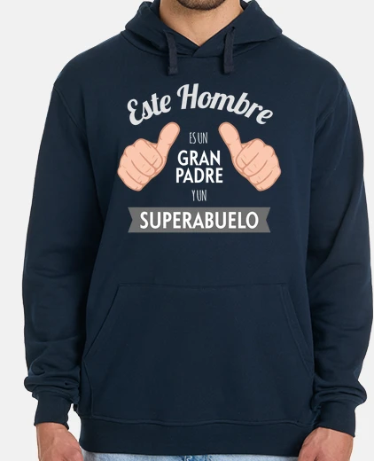 Sudadera Gran Padre y SuperAbuelo (Fondo Oscuro)