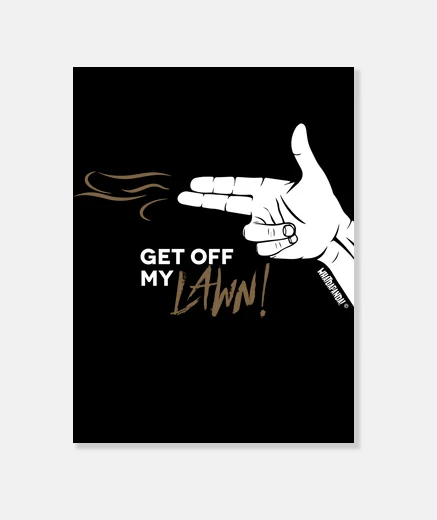 Lienzo Gran Torino - Get off my lawn!