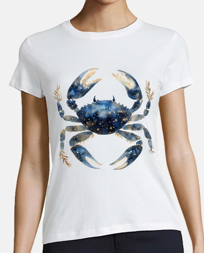T-shirt granchio azzurro