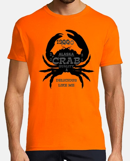 T-shirt granchio nero
