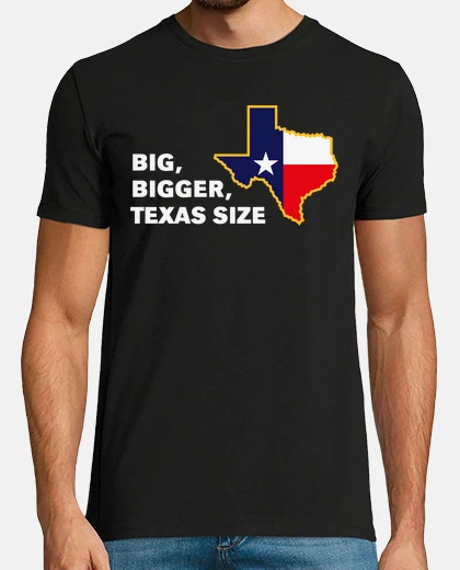 Tee-shirt grand - plus grand - taille du texas - 