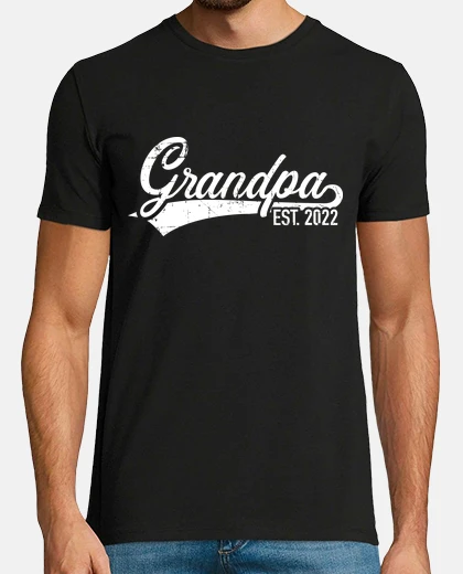 Tee-shirt grand-père fondé en 2022 pour le futur 