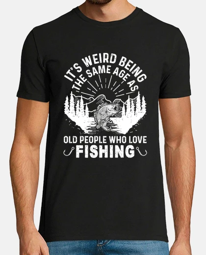Tee-shirt Grand pere papa amateur pche humour