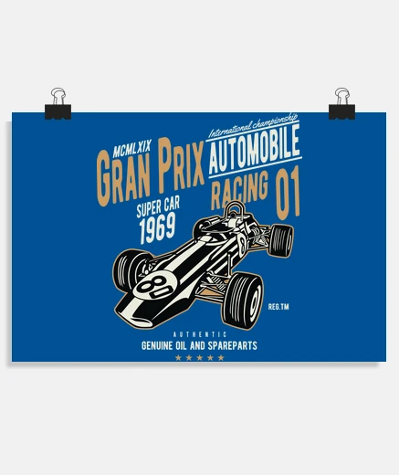 Poster grand prix racing