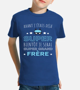 Tee-shirt enfant grand frere cadeau le