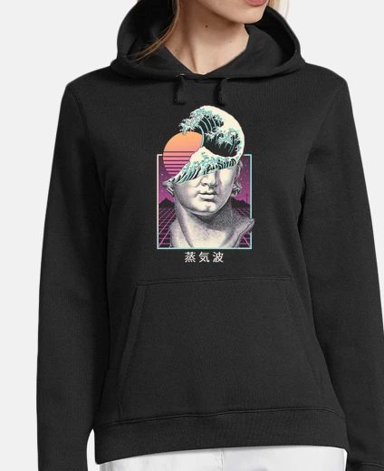 Felpa grande vaporwave
