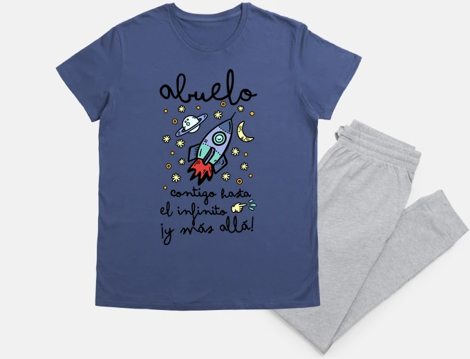 Pajama grandfather with you to infinity and mo