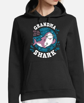 Grandma shark clearance hoodie