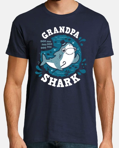 Camiseta Grandpa Shark