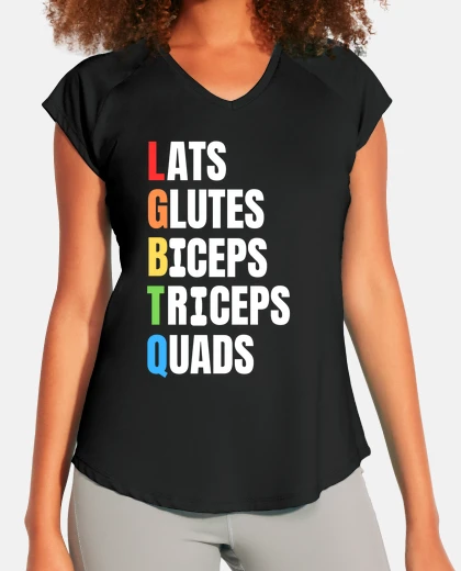 Tee-shirt grands fessiers biceps triceps quadriceps