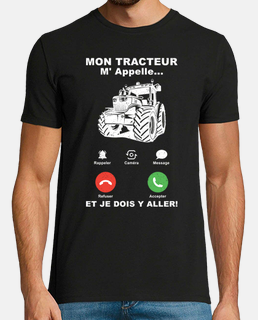 granjero francia diciendo mon tracteur