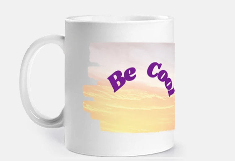 Cup graphic be cool mug