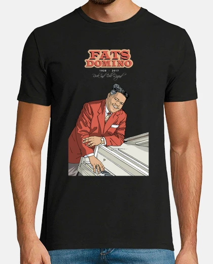 Camiseta grasas domino-rock and roll