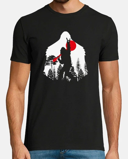 Tee-shirt grassquatch bigfoot sasquatch yeti banjo
