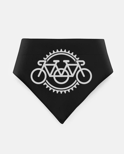 Mascotas gray bicycle logo