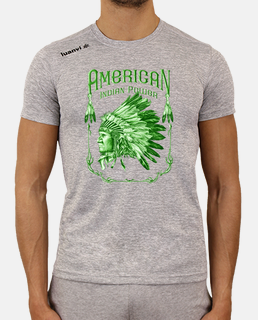 gray indian green fitness t- t shirt 001