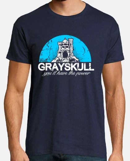 Tee-shirt grayskull