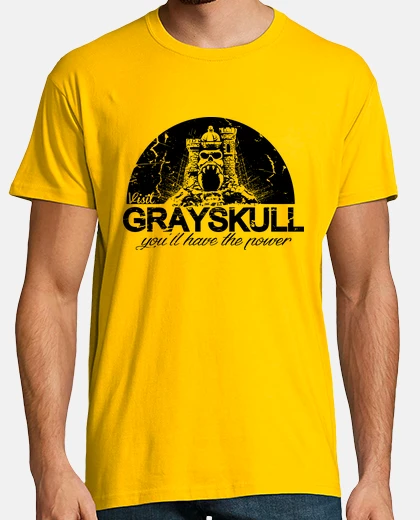 Tee-shirt grayskull