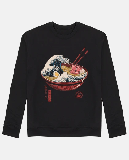 Hoodie great ramen wave