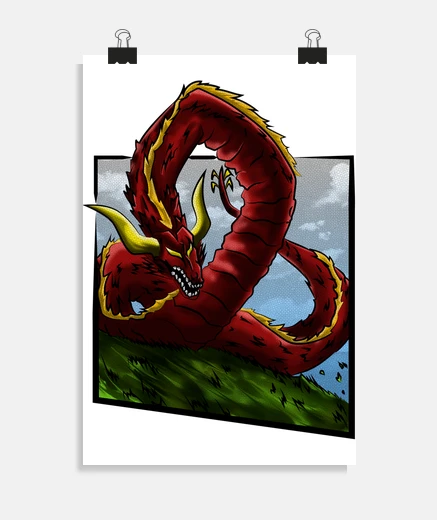 Poster great serpent beast