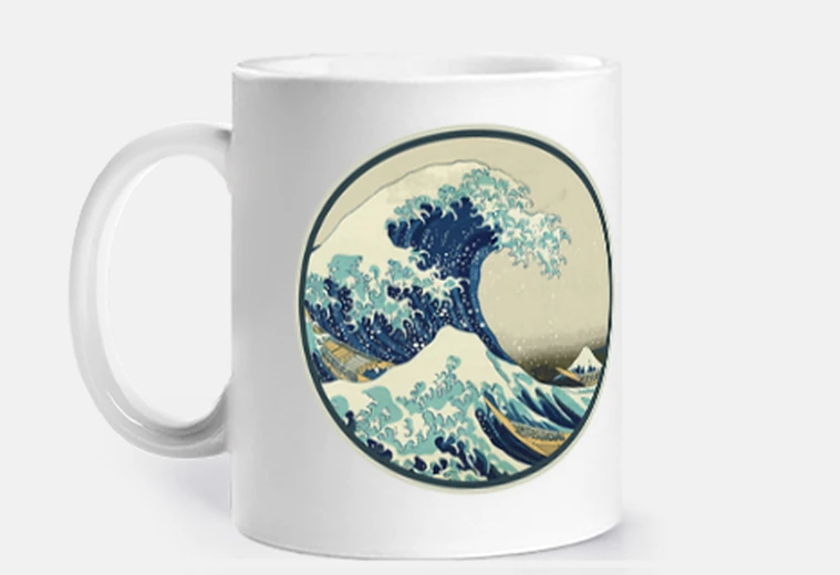 Cup great wave off kanagawa